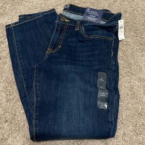 NWT Gap Factory dark legging skimmer stretch jeans as 4R